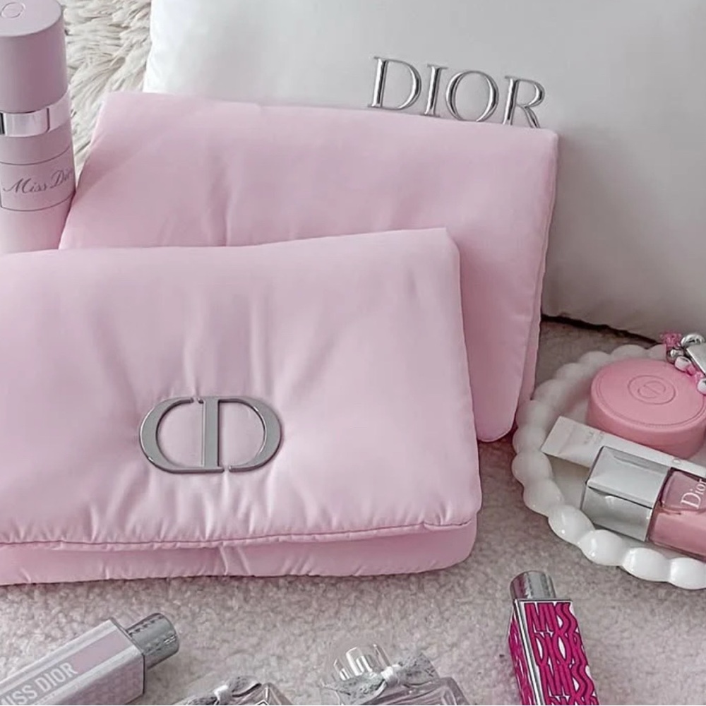 Dior Puffy Soft Pink Pouch